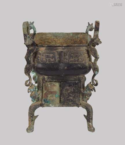 CHINESE ARCHAIC BRONZE CENSER