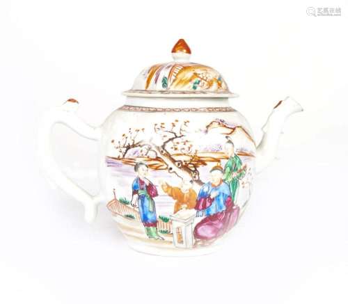 18TH-CENTURY CHINESE FAMILLE ROSE TEAPOT