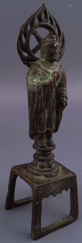 TIBETO-CHINESE BRONZE SCULPTURE