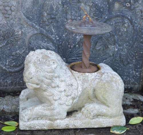 19TH-CENTURY BRONZE SUNDIAL