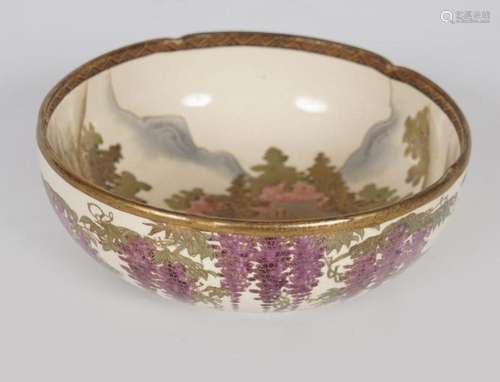 19TH-CENTURY JAPANESE SATSUMA BOWL