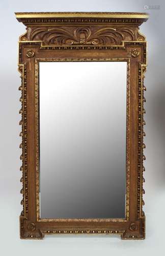 19TH-CENTURY CARVED GILTWOOD PIER MIRROR