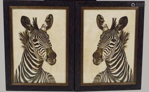 PAIR OF ZOOLOGICAL PRINTS