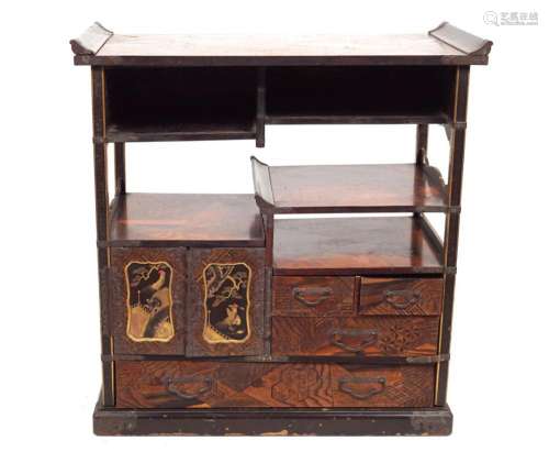 19TH-CENTURY JAPANESE PARQUETRY CABINET