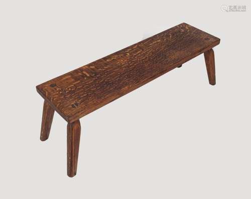 19TH-CENTURY OAK FORM (BENCH)