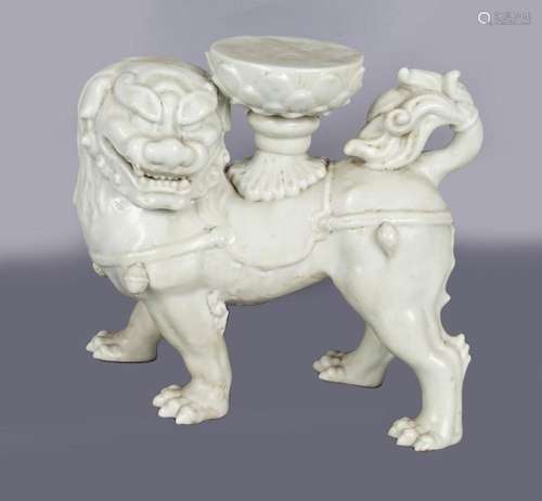 CHINESE QING CELADON FOO DOG