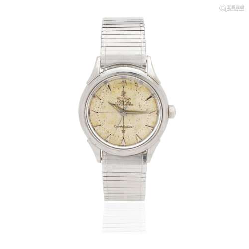 Omega. A stainless steel automatic bracelet watch  Constella...