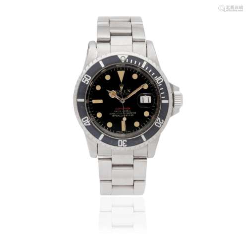 Rolex. A stainless steel automatic calendar bracelet watch w...