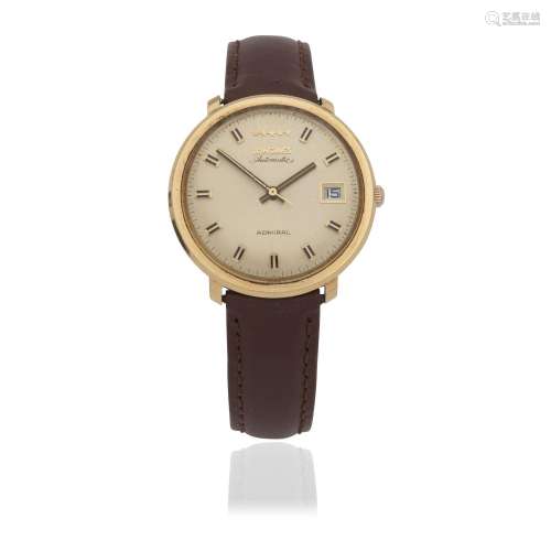 Longines. An 18K gold automatic calendar wristwatch  Admiral...
