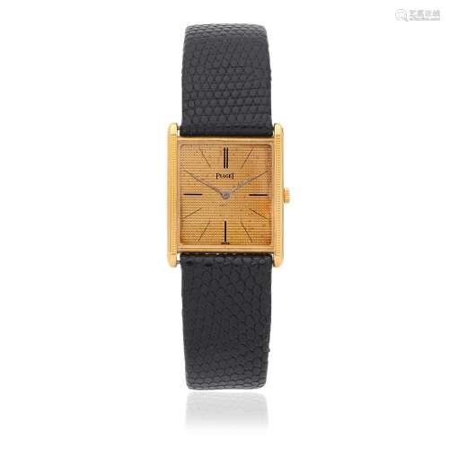 【Y】Piaget. An 18K gold manual wind wristwatch Ref 9294, Circ...