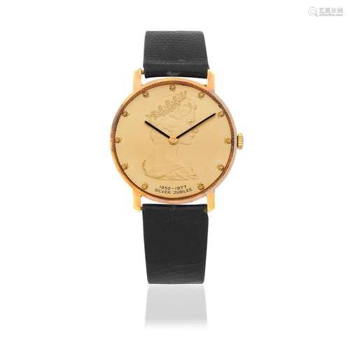 Mappin & Webb. An 18K gold manual wind wristwatch commem...