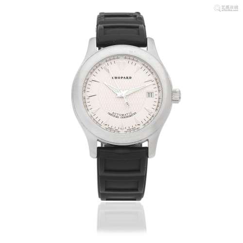 Chopard. A stainless steel automatic calendar wristwatch  L....