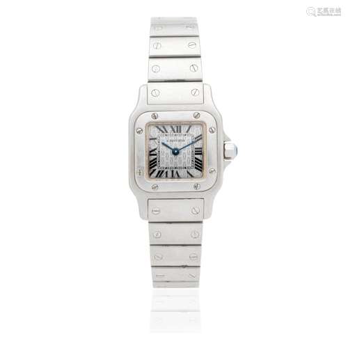 Cartier. A lady's stainless steel quartz bracelet watch  San...