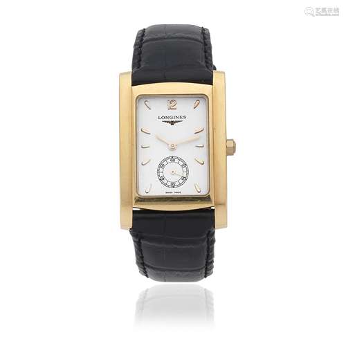 【Y】Longines. An 18K gold quartz wristwatch  DolceVita 'Emira...