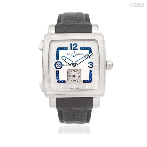 【Y】Ulysse Nardin. A stainless steel automatic square form ca...