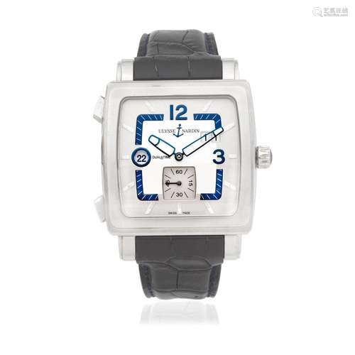 【Y】Ulysse Nardin. A stainless steel automatic square form ca...