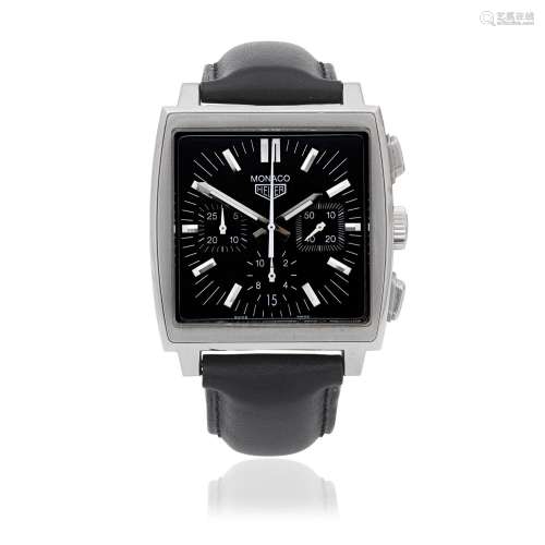 TAG Heuer. A stainless steel automatic calendar chronograph ...