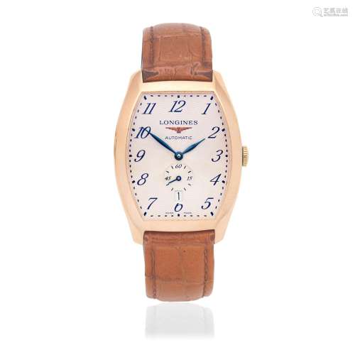 【Y】Longines. A recently serviced 18K rose gold automatic cal...