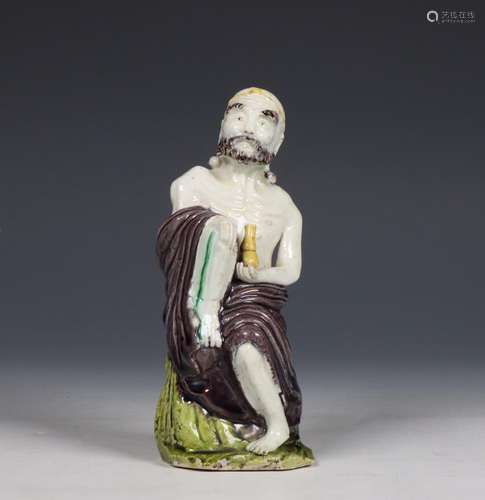 China, sancai-glazed figure of Lie Tieguai, Kangxi period (1...