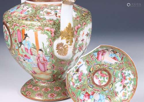 China, Canton famille rose porcelain tea-service, ca. 1900,