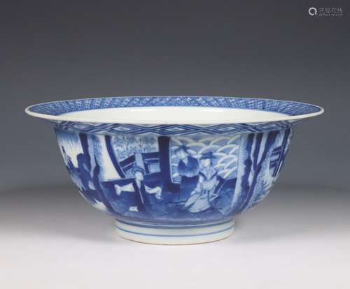 China, blue and white porcelain bowl,