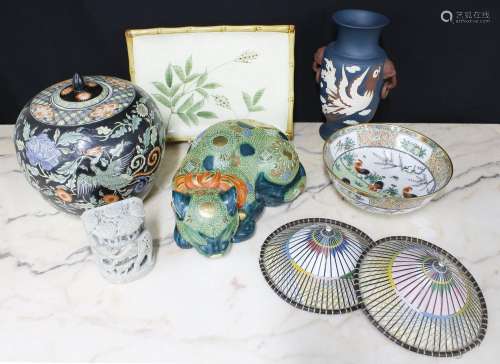 Selection of decorative assorted Chinese and Japanese decora...
