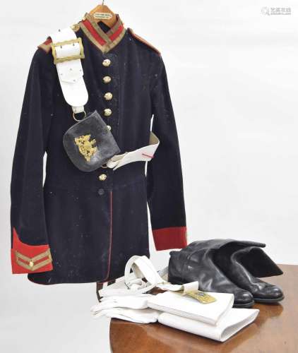 Royal Horseguards trooper tunic and trousers, blue, size 16 ...