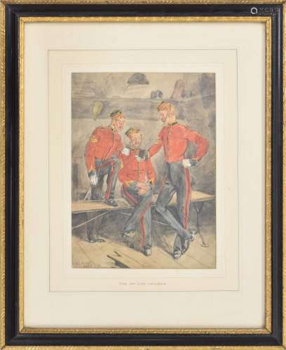 F* Calvert - three soldiers from the 2nd Life Guards, signed...