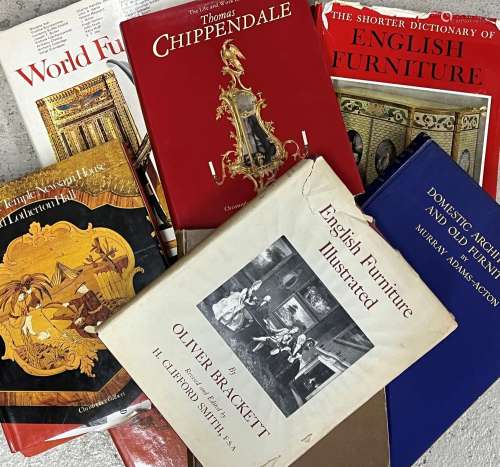 Selection of antique furniture reference books to include, C...