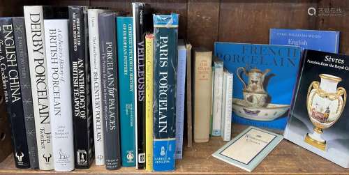 Selection of porcelain and pottery related reference books