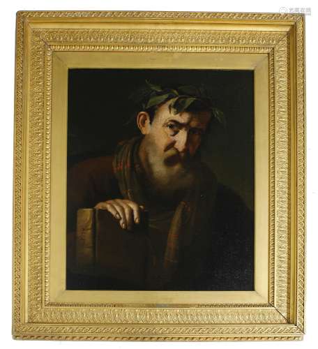 After Jusepe de Ribera (1591-1652) - The Philosopher, inscri...