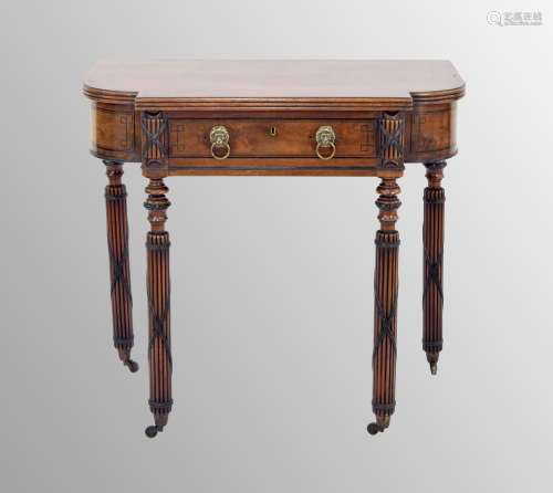 George IV mahogany side table in the manner of Gillows, the ...