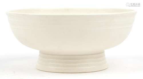 Keith Murray for Wedgwood, studio fruit bowl with ribbed dec...