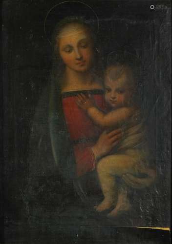 After Raphael - Madonna del Granduca, 18th/19th century Ital...