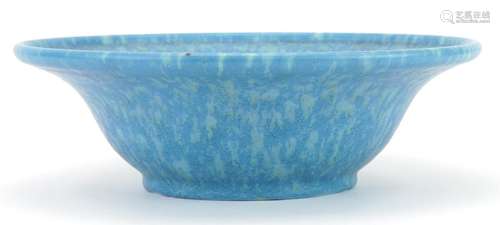 Pilkingtons Royal Lancastrian bowl having a mottled blue gla...