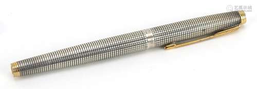 Parker silver Cisele fountain pen with 14ct gold nib : For f...