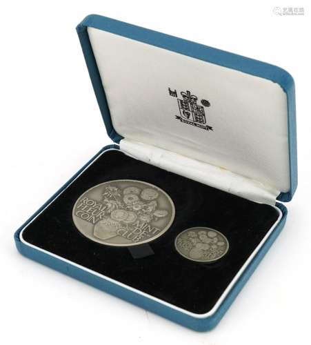 Fleur-de Coin Club silver membership medal by The Royal Mint...