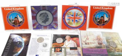 United Kingdom uncirculated and commemorative coinage includ...