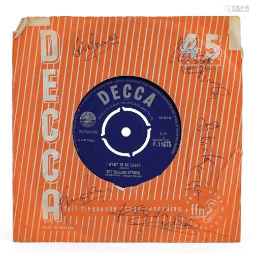 I Want to be Loved by The Rolling Stones 45rmp record with s...