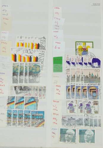 Collection late 20th and early 21st century German stamps ar...