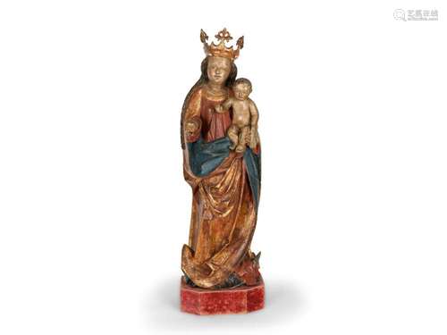 Crescent Moon Madonna, Swabian/Tyrol, Around 1510