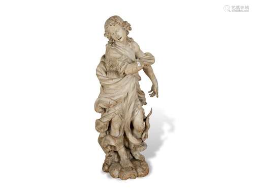 Masterly figure of a virtue?, Southern Germany, Around 1700