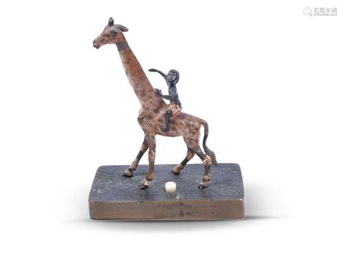 Table Bell in the Shape of a Giraffe, Wiener Bronze, Around ...