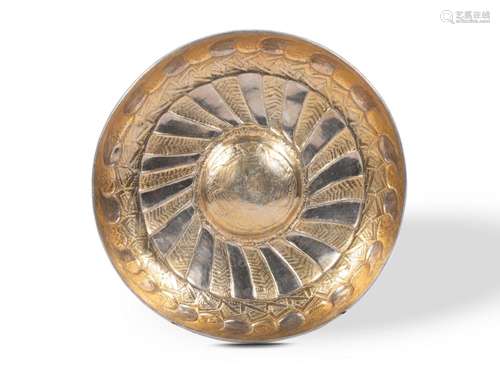 Ottoman silver bowl, Silver chased & gilded, 1st half 16...