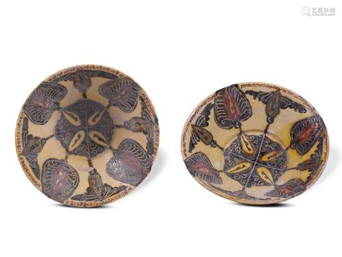 2 bowls, Nishapur, Antique