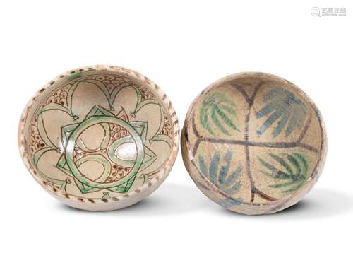 2 bowls, Nishapur, Antique