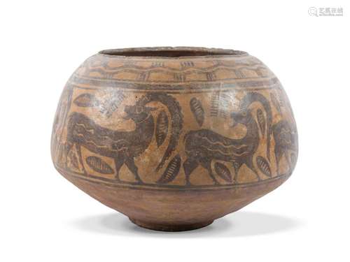 Giant vessel with all-round Ibex decoration, Indus culture, ...