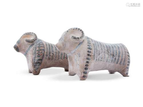 Pair of ibexes, Indus civilisation, Ca. 2600-1900 BC