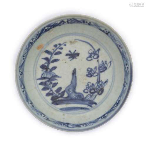 A Chinese blue and white dish<br />
<br />
Ming dynasty, 16t...