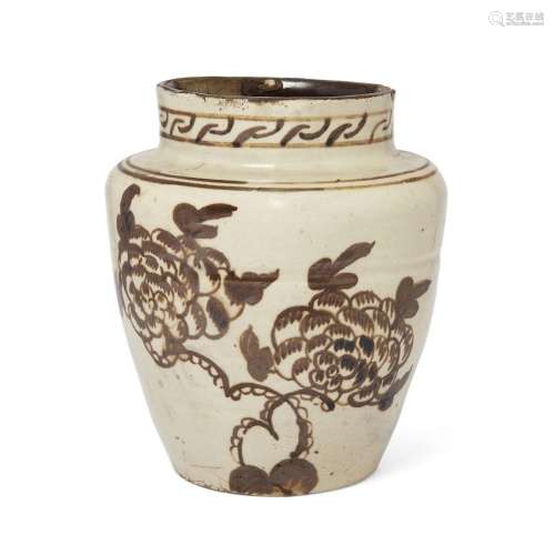 A Chinese Cizhou jar<br />
<br />
Ming dynasty<br />
<br />
...